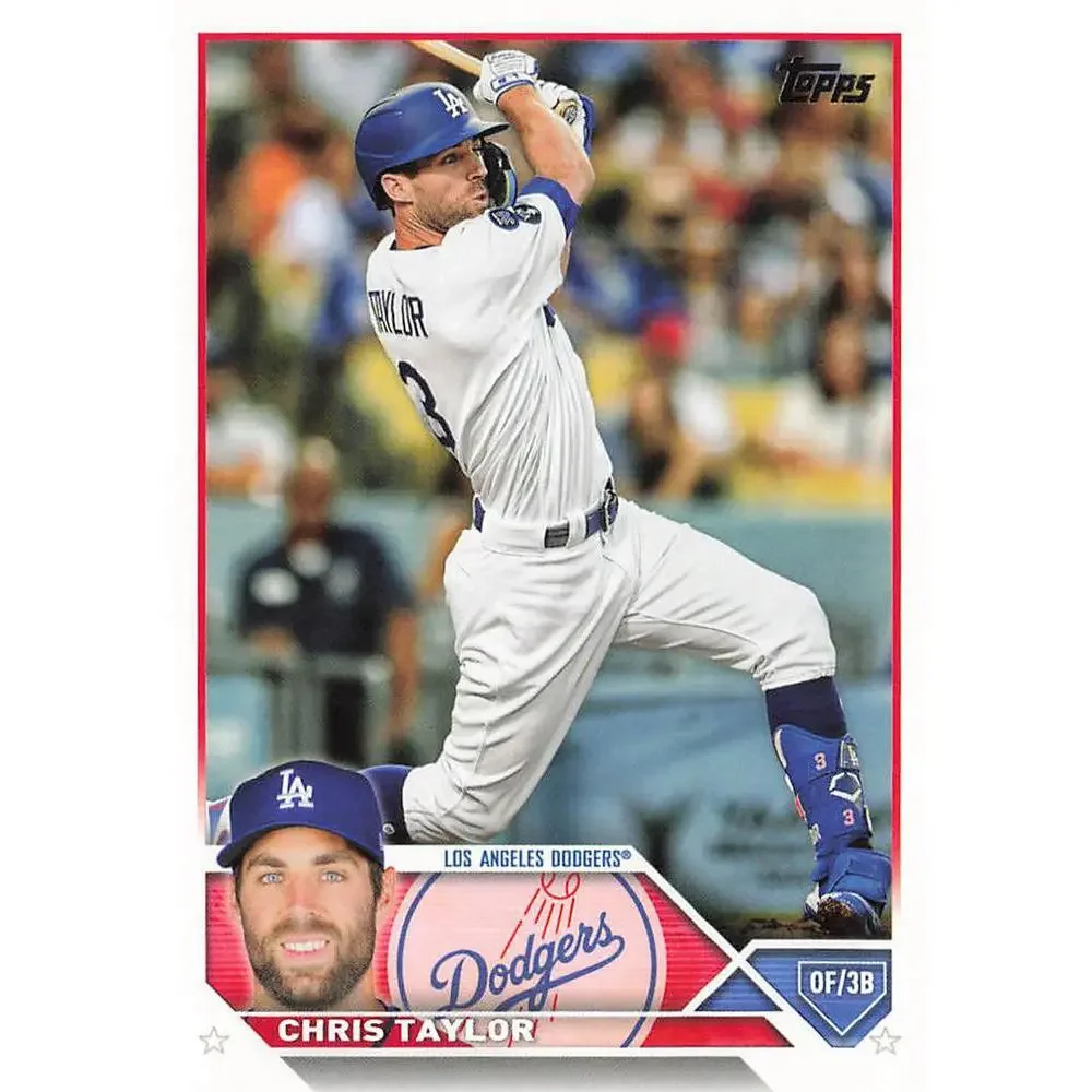 2023 Topps Chris Taylor #562 Los Angeles Dodgers